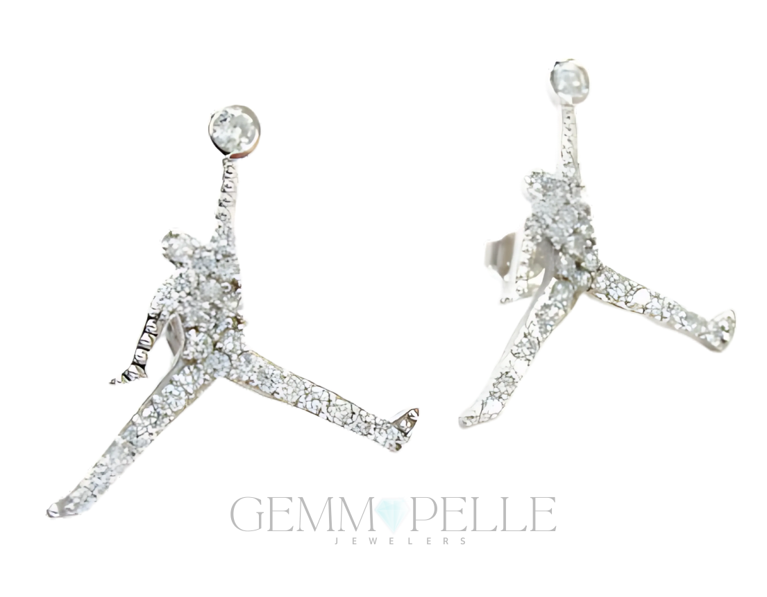 Jordan Jumpman custom Earrings